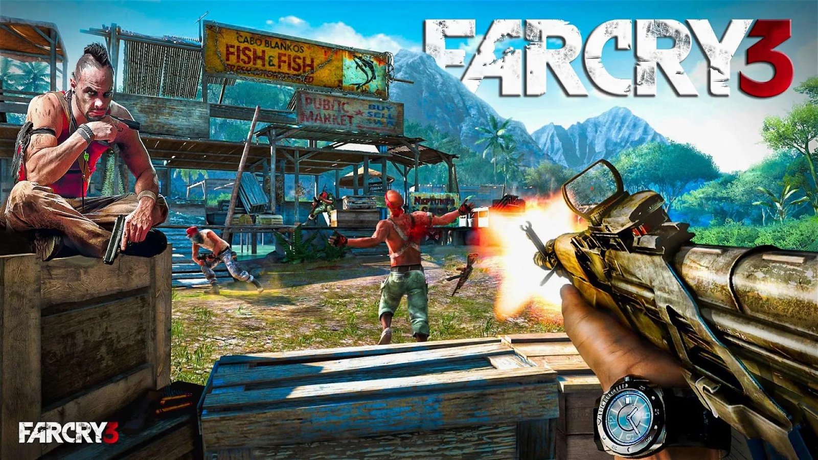 تحميل لعبة Far Cry 3 للكمبيوتر من ميديا فاير بحجم صغير - غلاف اللعبة