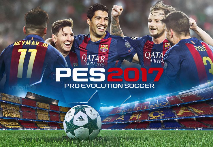 تحميل لعبة بيس 2017 PES للكمبيوتر وللاندرويد تعليق عربي - غلاف اللعبة